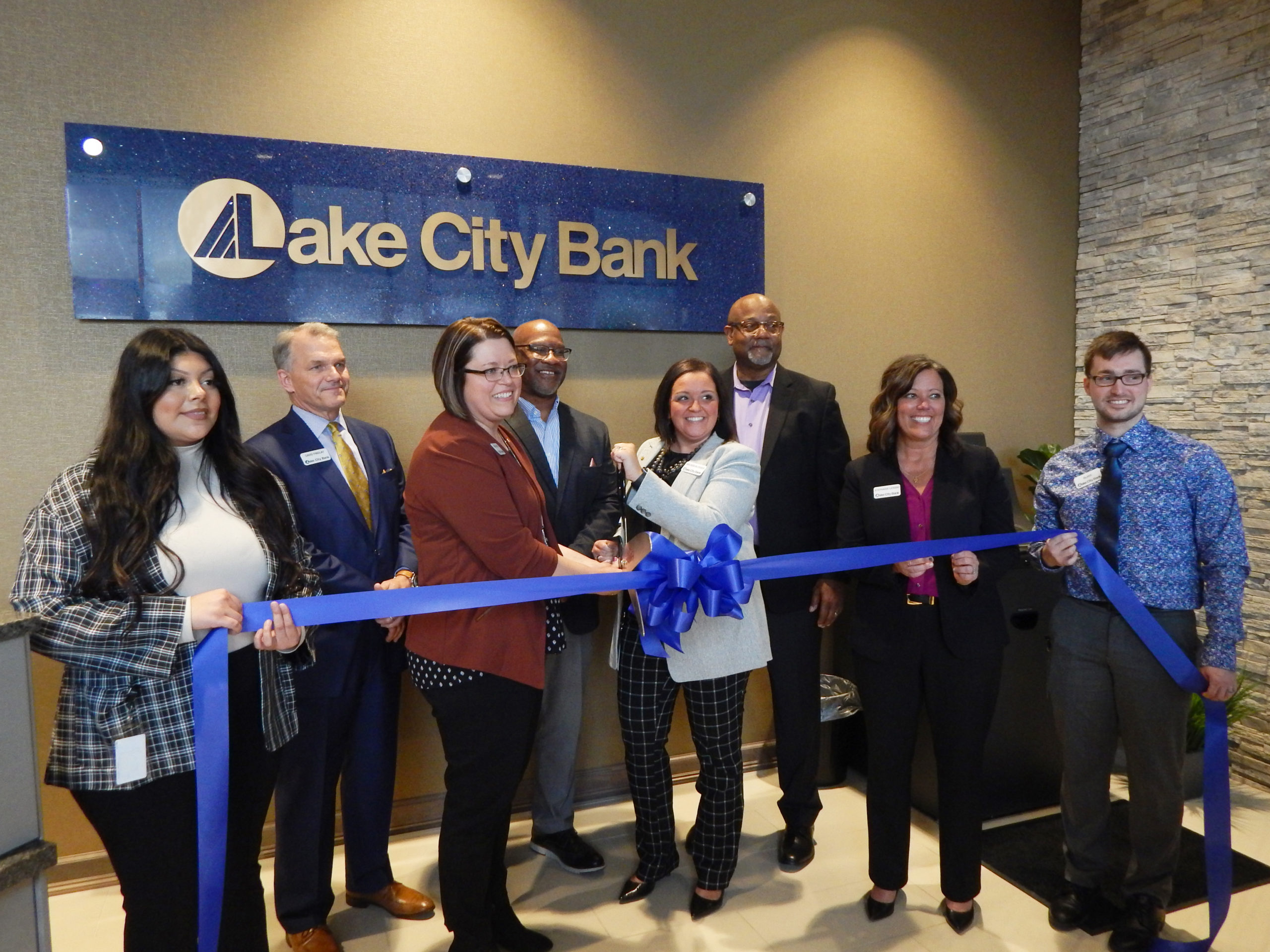 Elkhart River District ribbon cutting