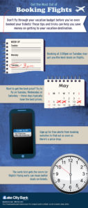 booking flights infographic