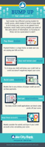 Improve credit score infographic