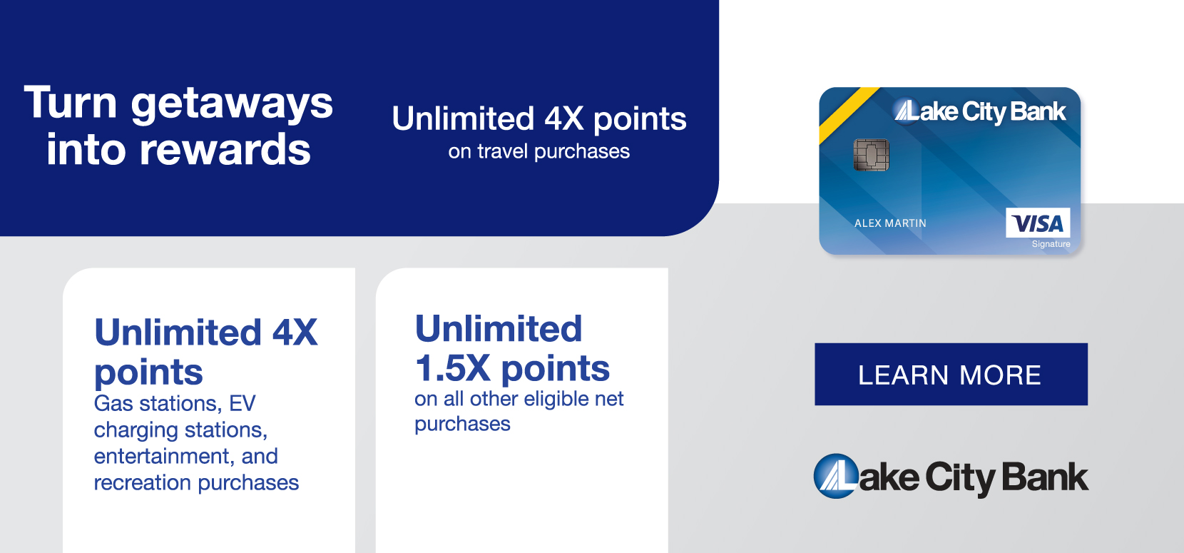 Travel Rewards Visa Credit Card - Learn More