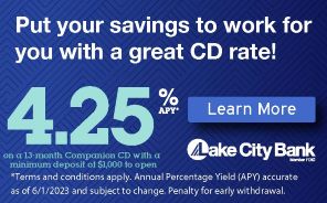 Companion CD 4.25% 13 mo