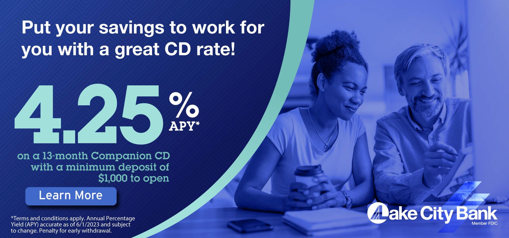 Companion CD 4.25% for 13 mo