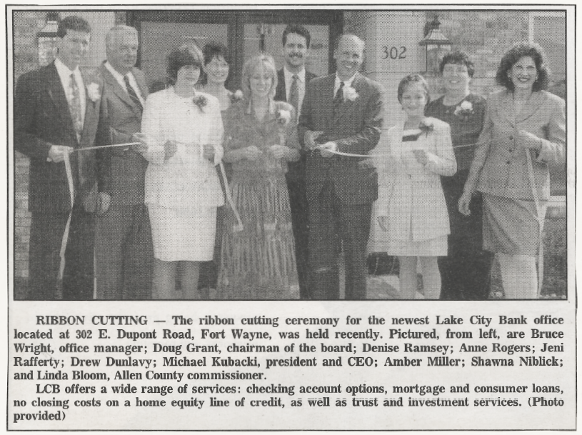 Dupont Fort Wayne branch ribbon cutting