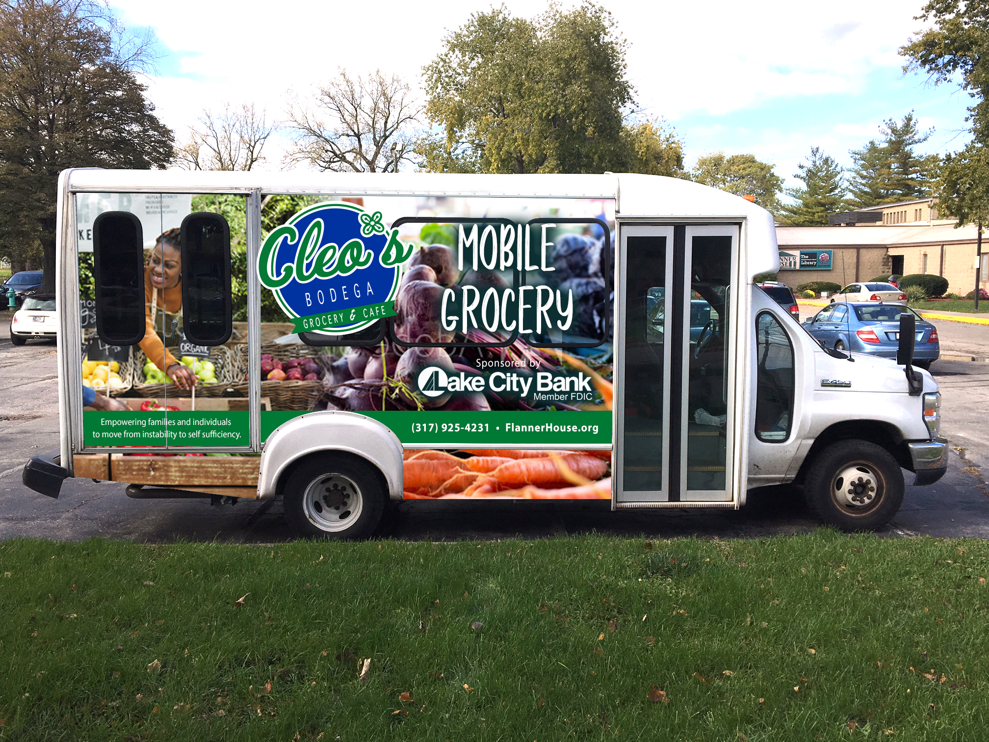 Cleo's mobile grocery truck