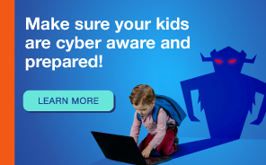 Make sure your kids are cyber aware and prepared! Learn more about cybersecurity!