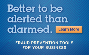 Better to be alerted than alarmed. Fraud prevention tools ad
