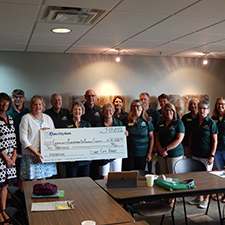 Donation presentation to Pulaski County