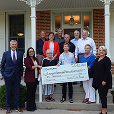 Donation presentation to Whitley County