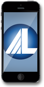 Lake City Bank logo on smartphone