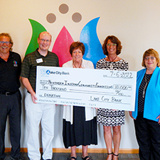 Donation presentation to Northern Indiana Community Foundation